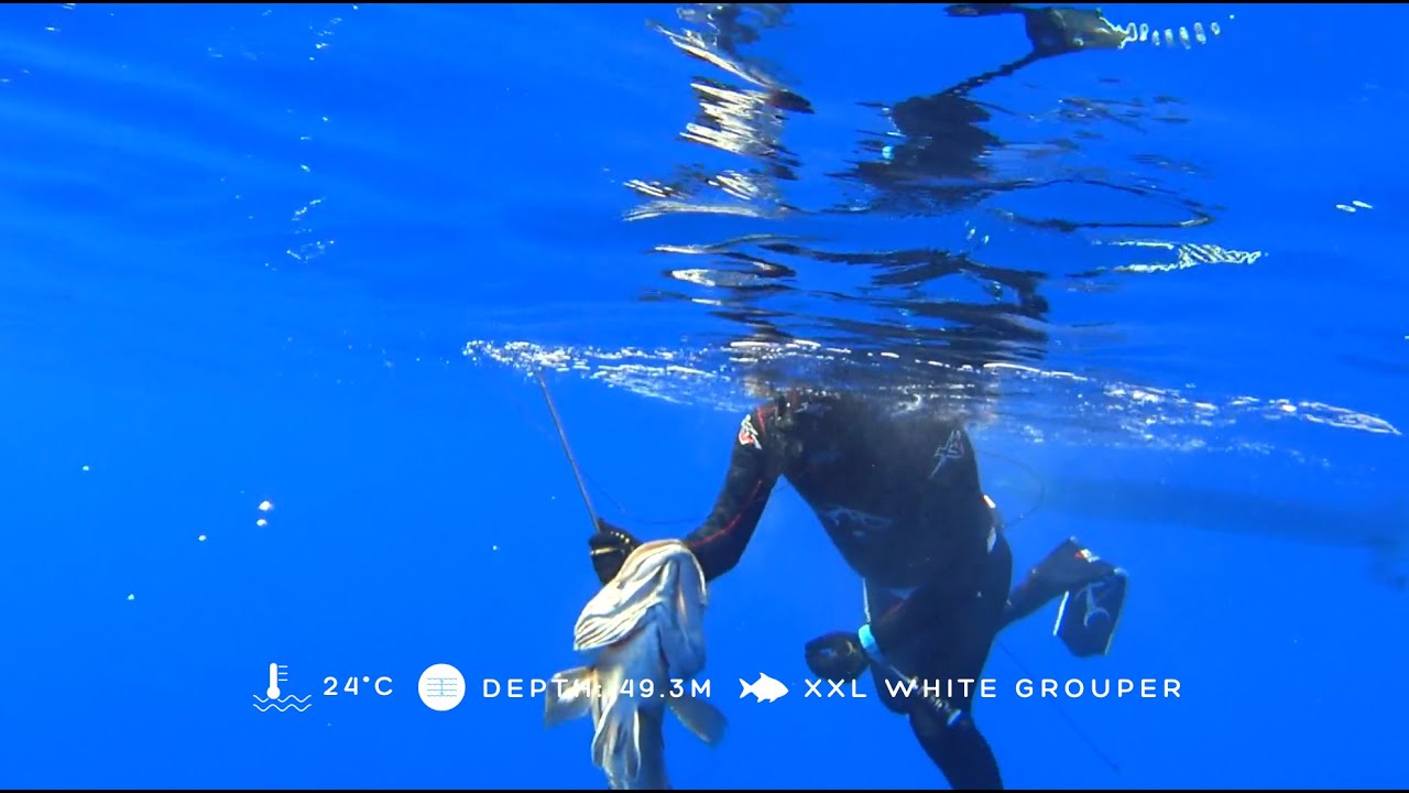 STELIOS YIANGOU | Spearfishing PRO Cyprus | Deep Dives, Ep.6, 49.3M, XXL White Grouper