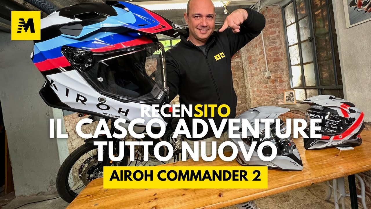 Il nuovo casco adventure Airoh Commander 2; l'evoluzione che piace || Recensito