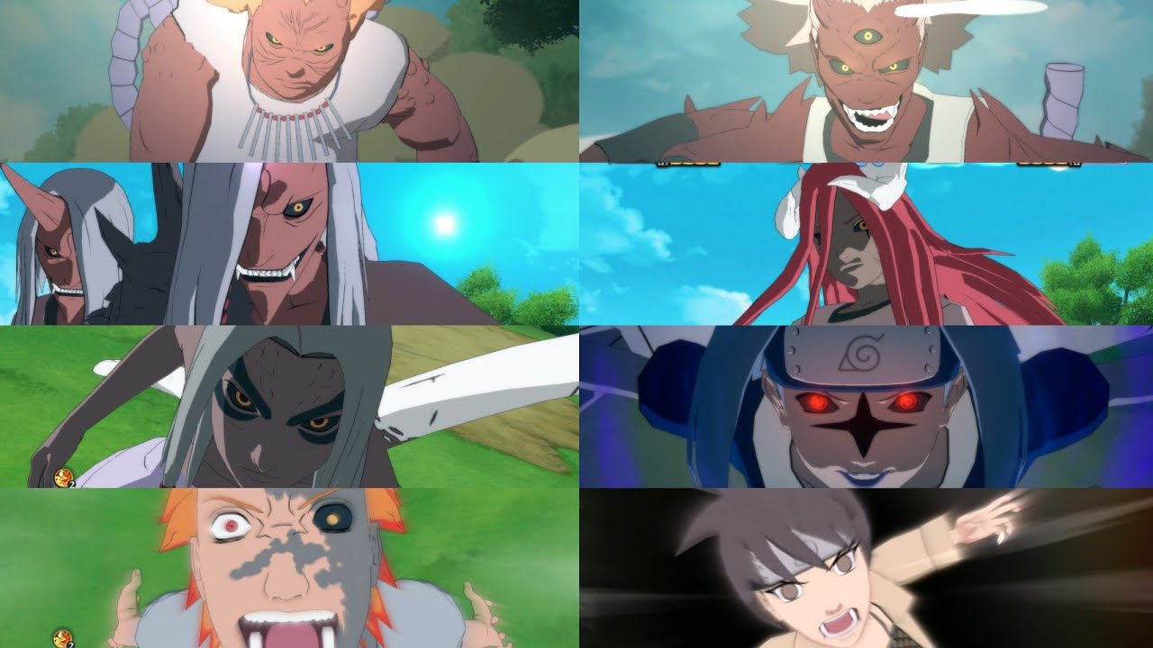 All Curse Mark Characters Ultimate Jutsu-Naruto Ultimate Ninja Series (Curse Mark Evolution)