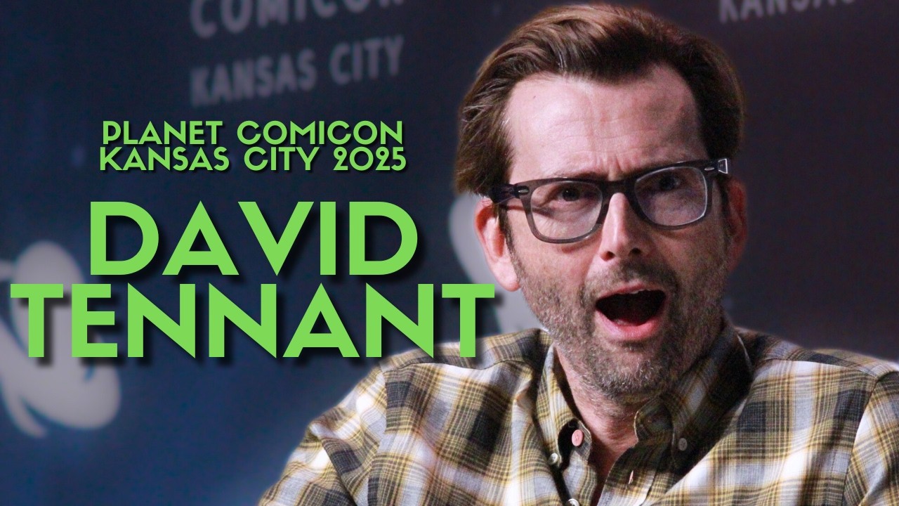 David Tennant shows off shrimp socks & shares Dr. Who memories at Planet Comicon 2025 [Comic Cons]