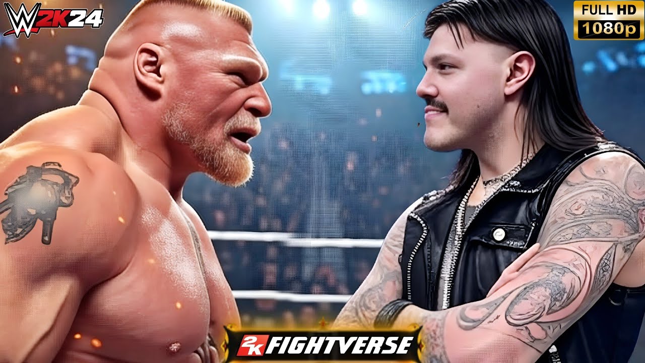 Брок Леснар против Доминика Мистерио — эпический одиночный матч | WWE 2K24