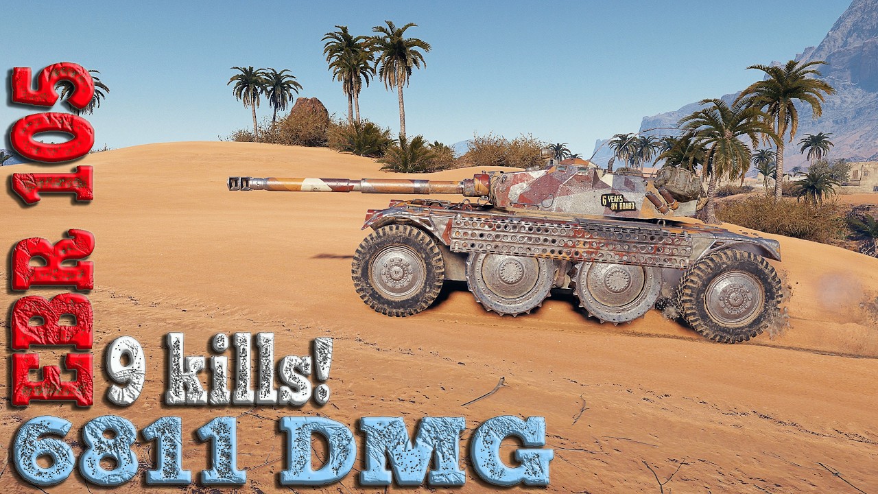 Panhard EBR 105 Ace tanker WoT /  бой на мастера WoT replays
