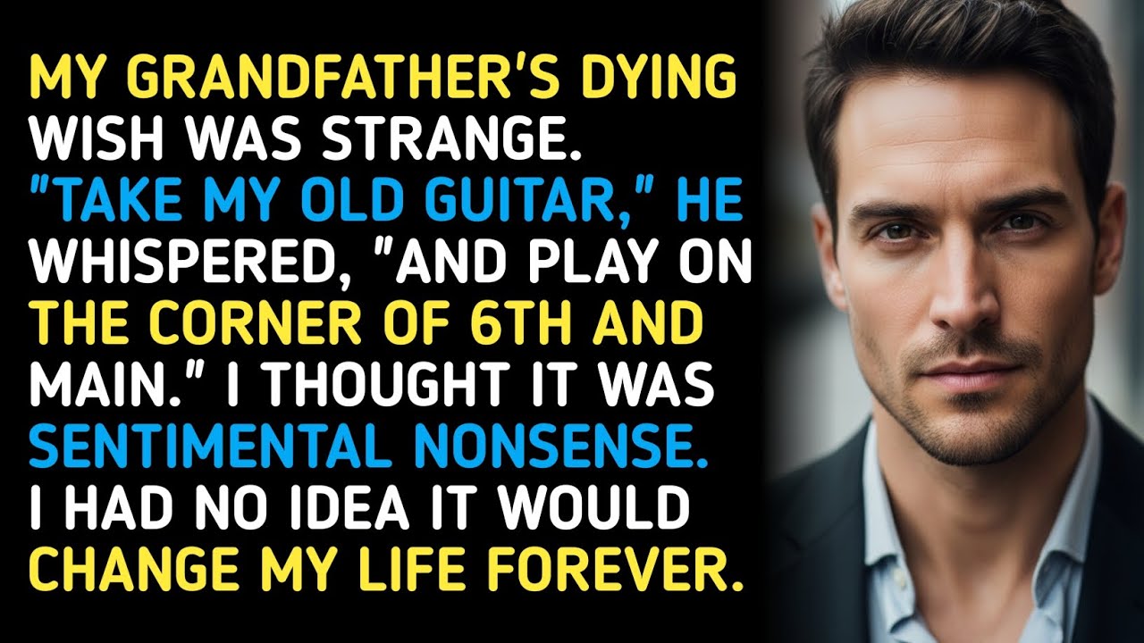 MY GRANDFATHER'S DYING WISH WAS STRANGE. 