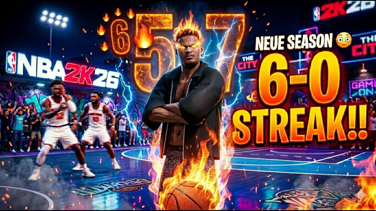 6-0 WINSTREAK IM NEUEN PARK mit 5'7 BUILD🔥😮😱|NBA 2k26