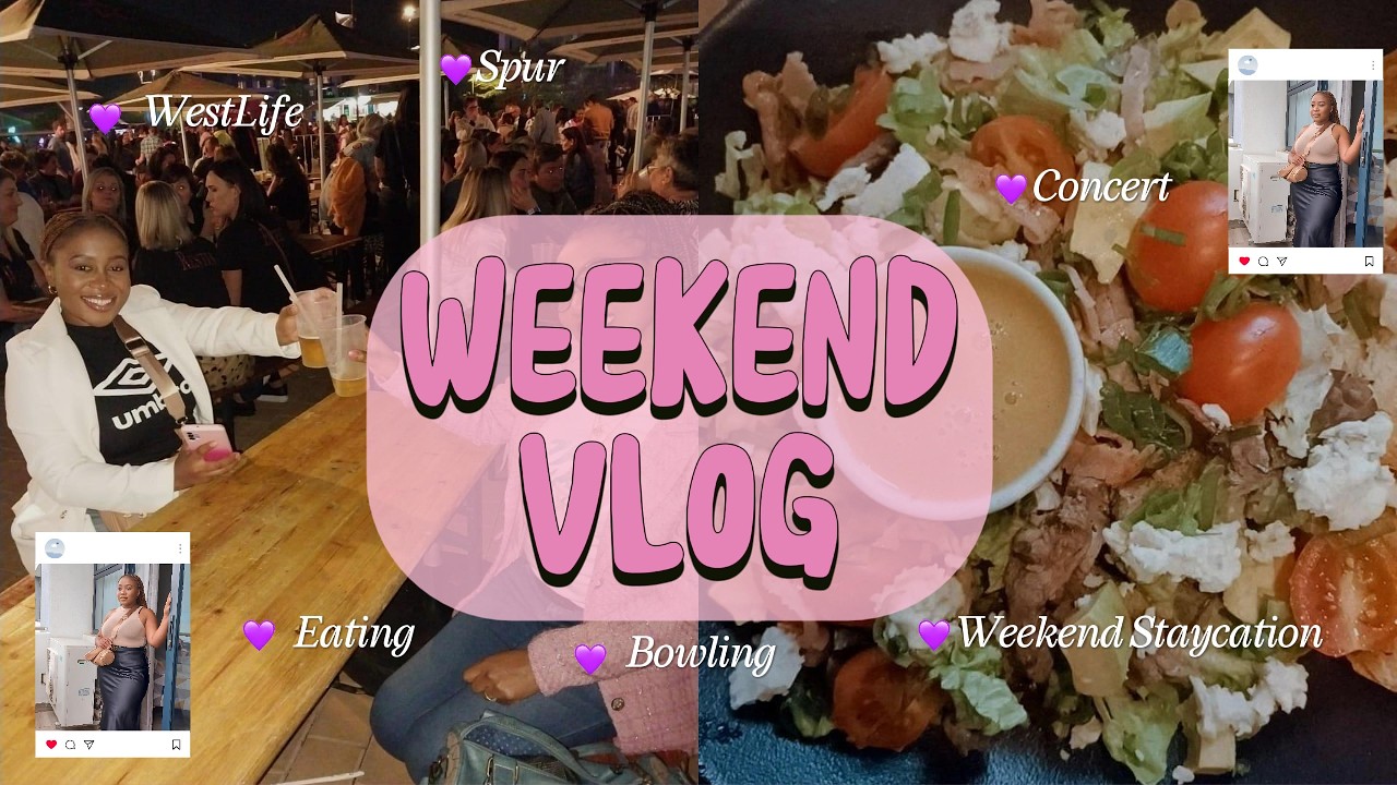 Weekend Vlog: West life Concert, Bowling, Stay-cation and more