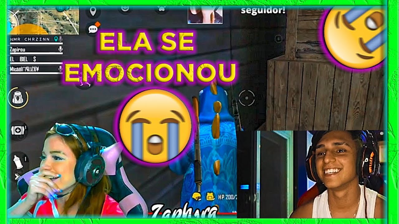 NOBRU INVADE LIVE DE STREAMER PEQUENA E AJUDA ELA [ ELA SE EMOCIONOU ]