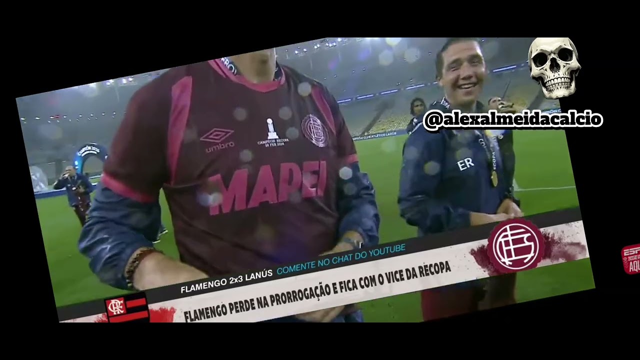Flamengo perde no Maracanã e Lanús é campeão da Recopa sul-americana #recopasulamericana #flamengo 