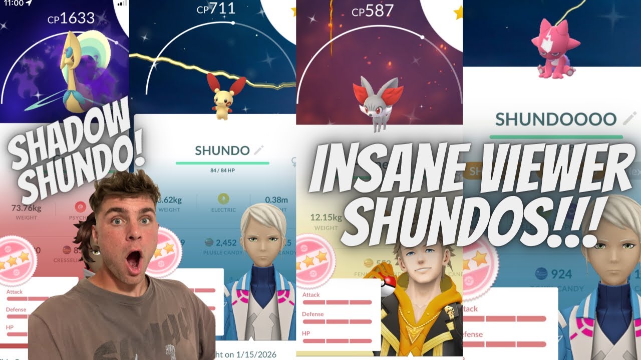 ✨💯INSANE VIEWER SHUNDOS!!! Reacting To My Viewers Catches in Pokemon Go!💯✨