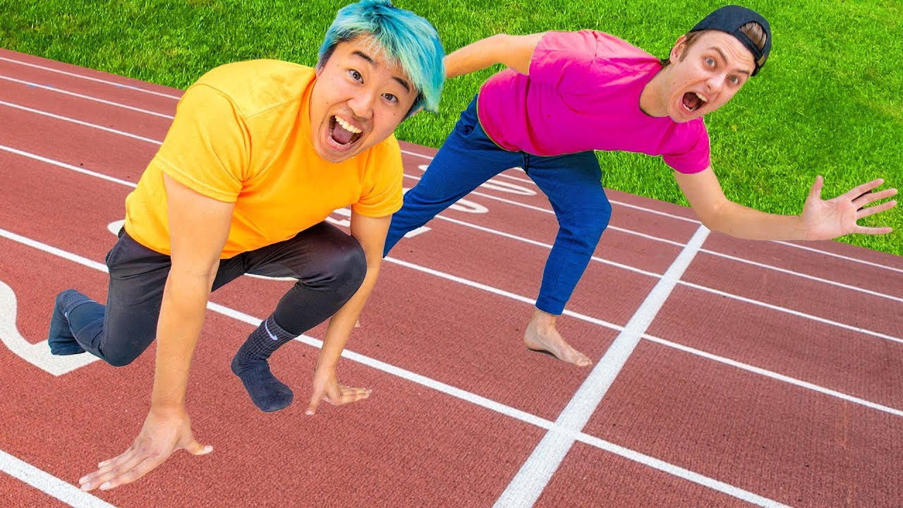 FASTEST PERSON WINS CHALLENGE!!