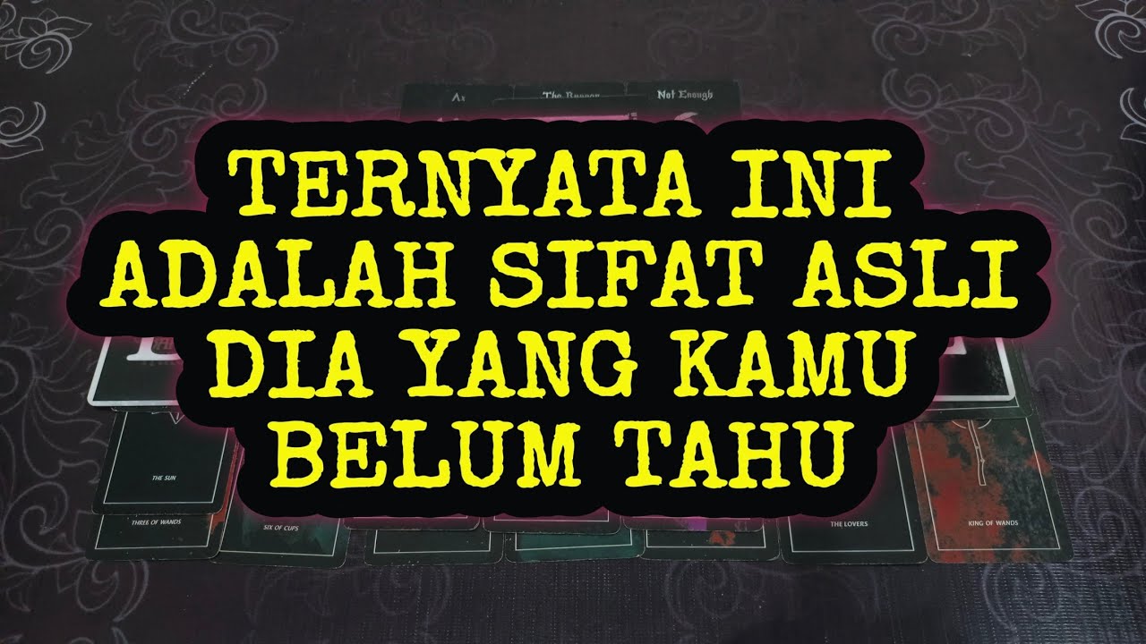 BUKAN DIA BERUBAH,MEMANG ITU SIFAT ASLI NYA #tarot #tarotreading #tarotreader #tarotcards 