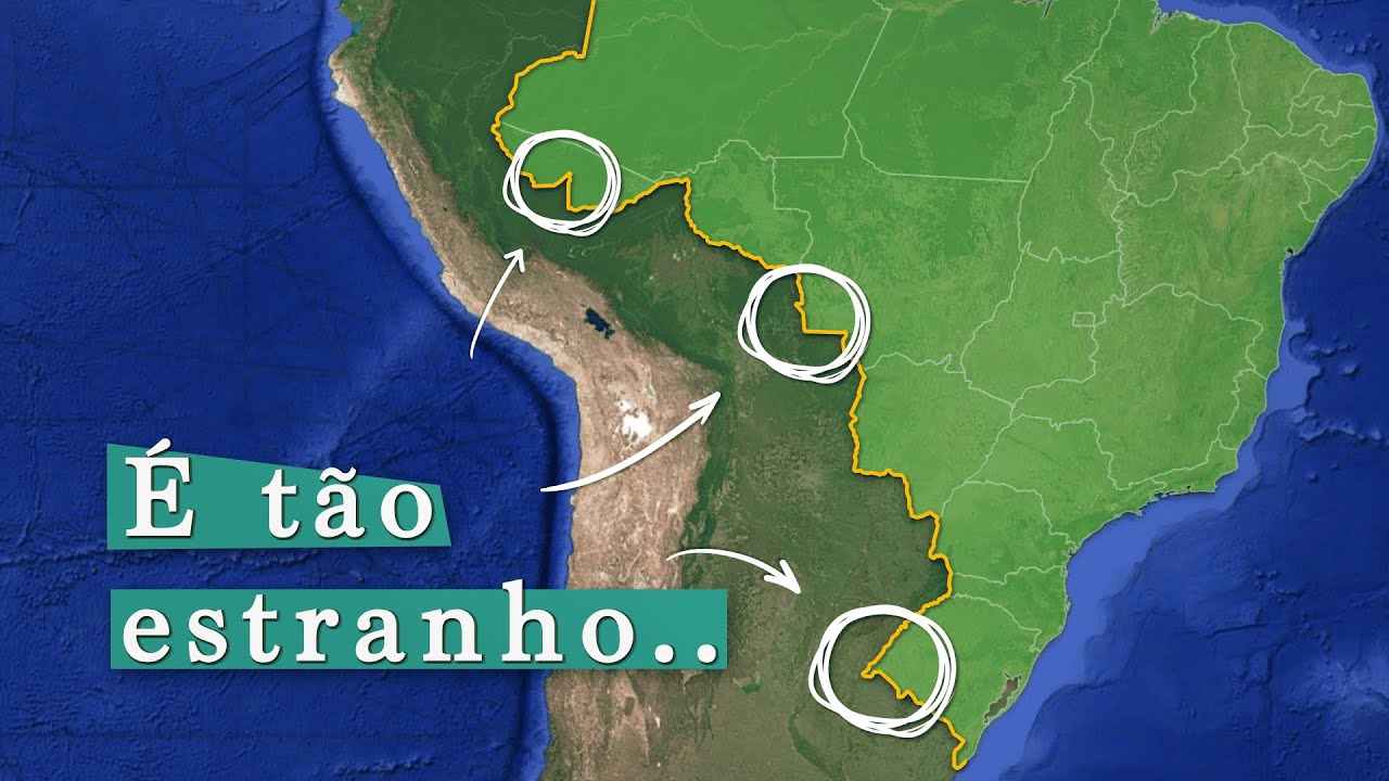 As Fronteiras mais bizarras da América do Sul