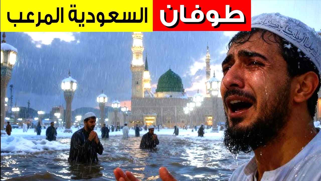خسف بالسعودية 🇸🇦وعاصفة تدمر البيوت وتغرق السيارات 🔴Storm in Saudi Arabia Heavy Floods - Jeddah