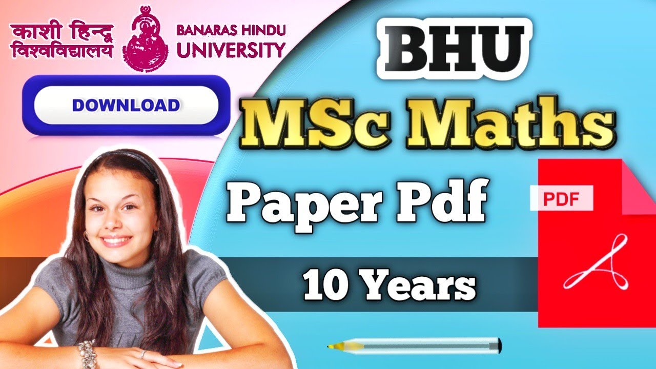BHU MSc Maths Entrance Exam Question Papers PDF Download | BHU MSc Math Paper Download | Free PDF