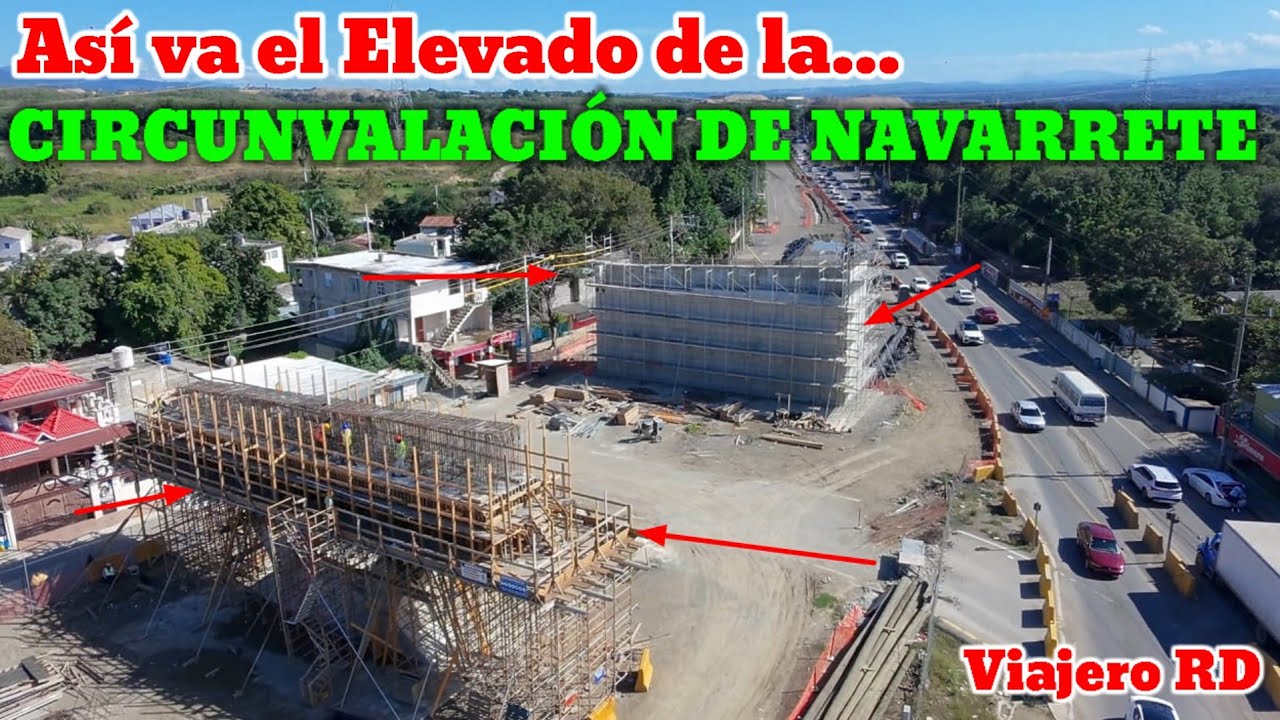 Entrada Circunvalación de Navarrete y su imponente Elevado que da inicio a este importante proyecto 