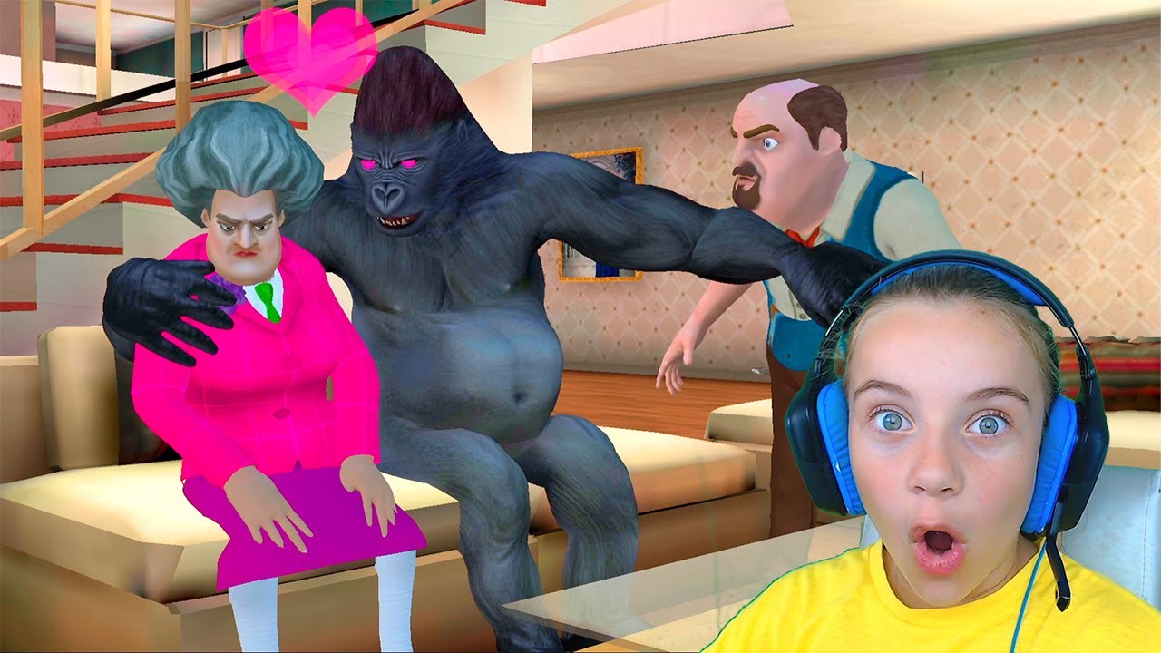 МИСС ТИ ВЛЮБИЛАСЬ! Злая Учительница Scary Teacher 3D