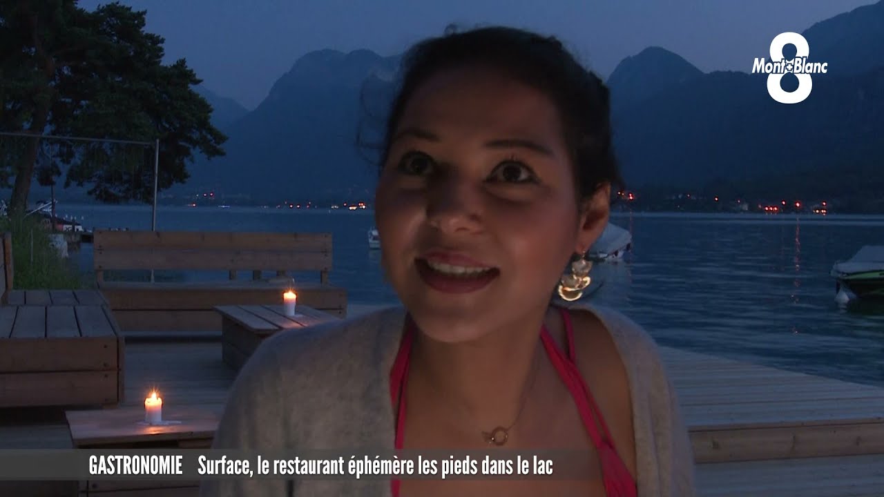 Surface, le restaurant éphémère les pieds dans le lac