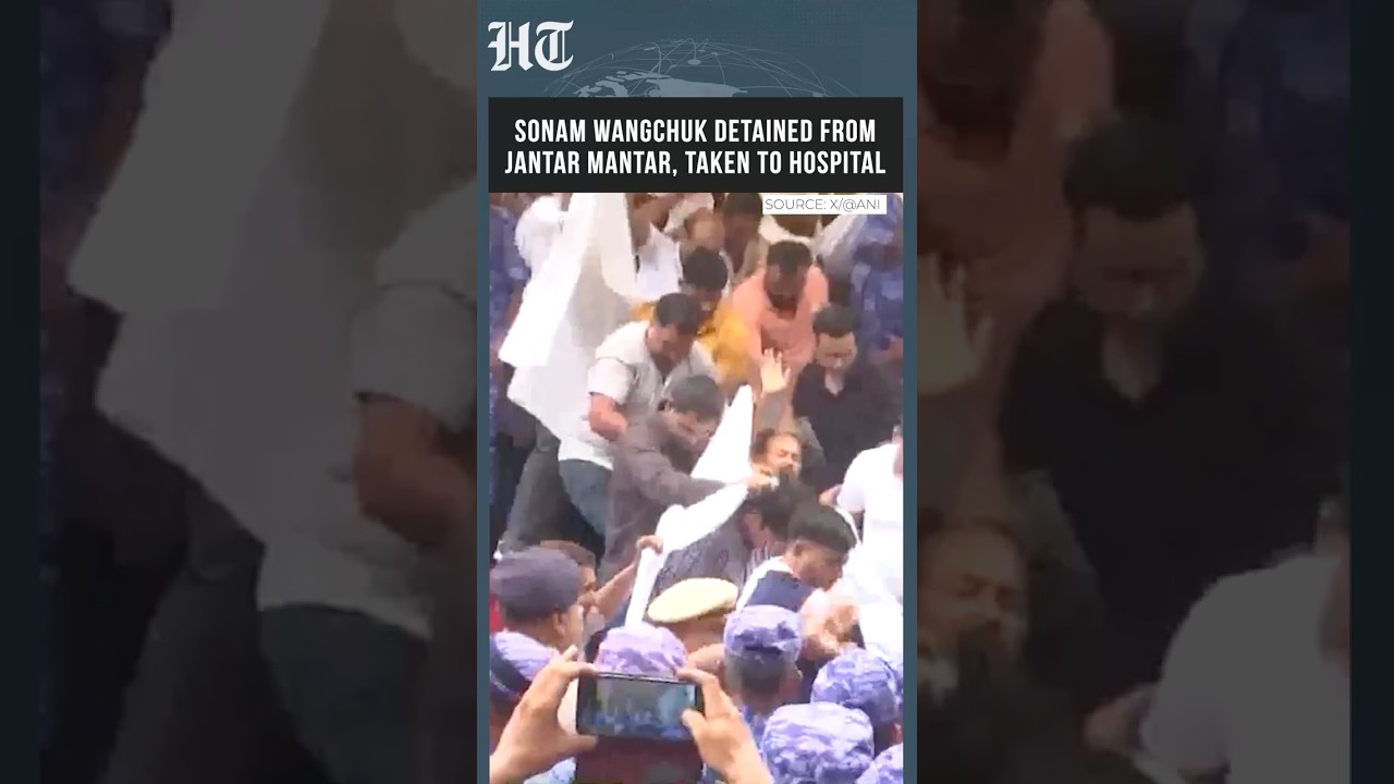 Sonam Wangchuk Hospitalised On Day 21 Of Hunger Strike | Delhi Police | CJP Protest | NEET | #shorts