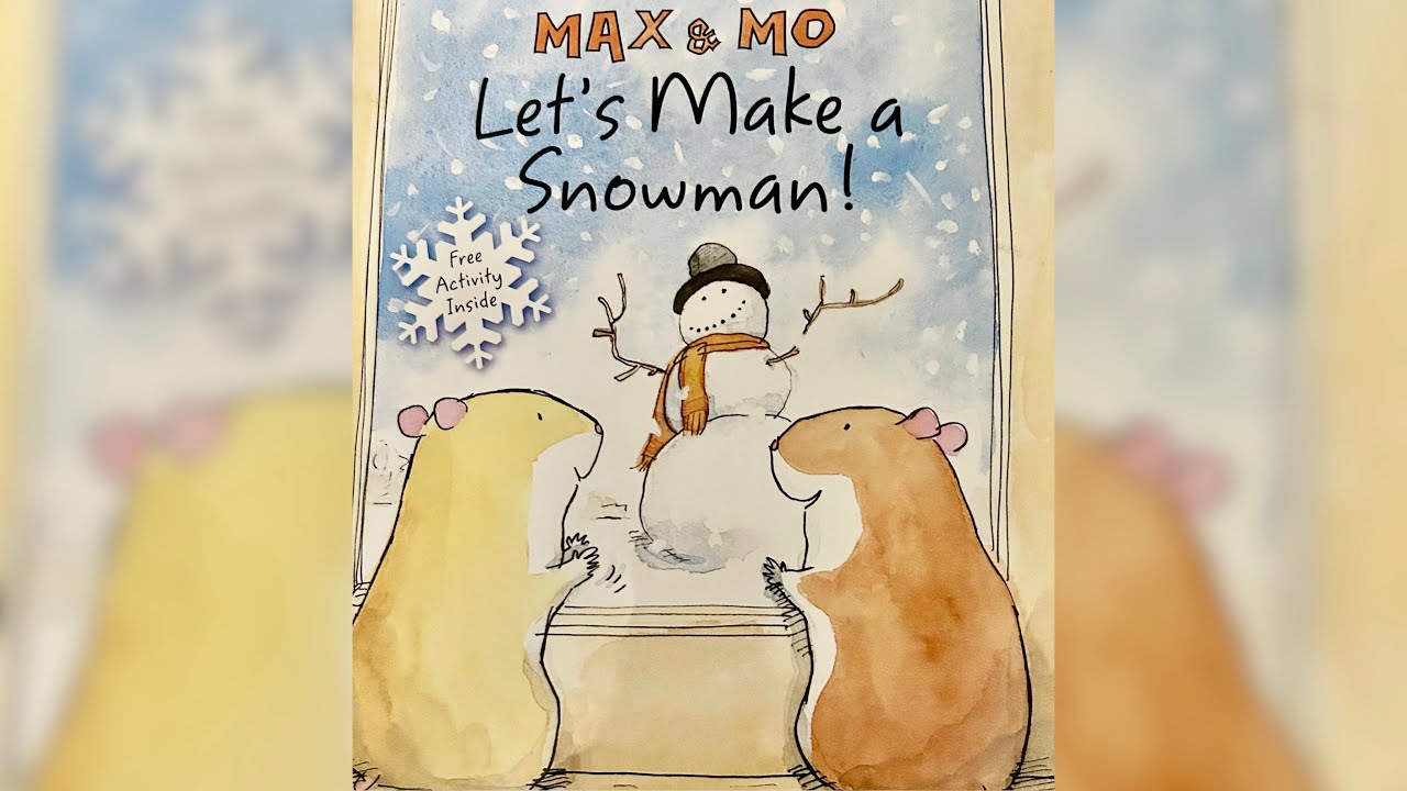 Max & Mo 💛 Let’s make a snowman ☃️ 