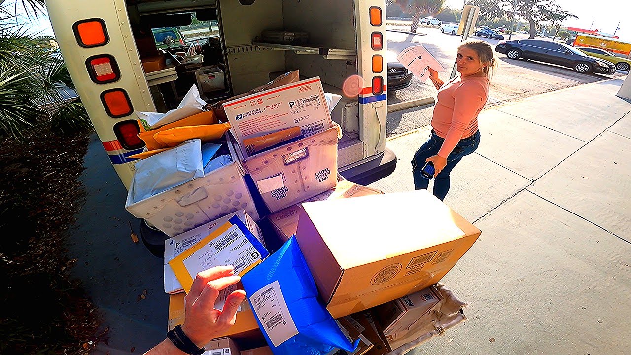 Packing all sorts of customer items | UPS Fedex Shipping Center work POV