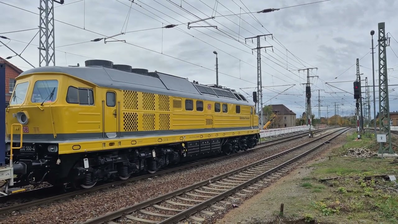 Bauzug in Senftenberg