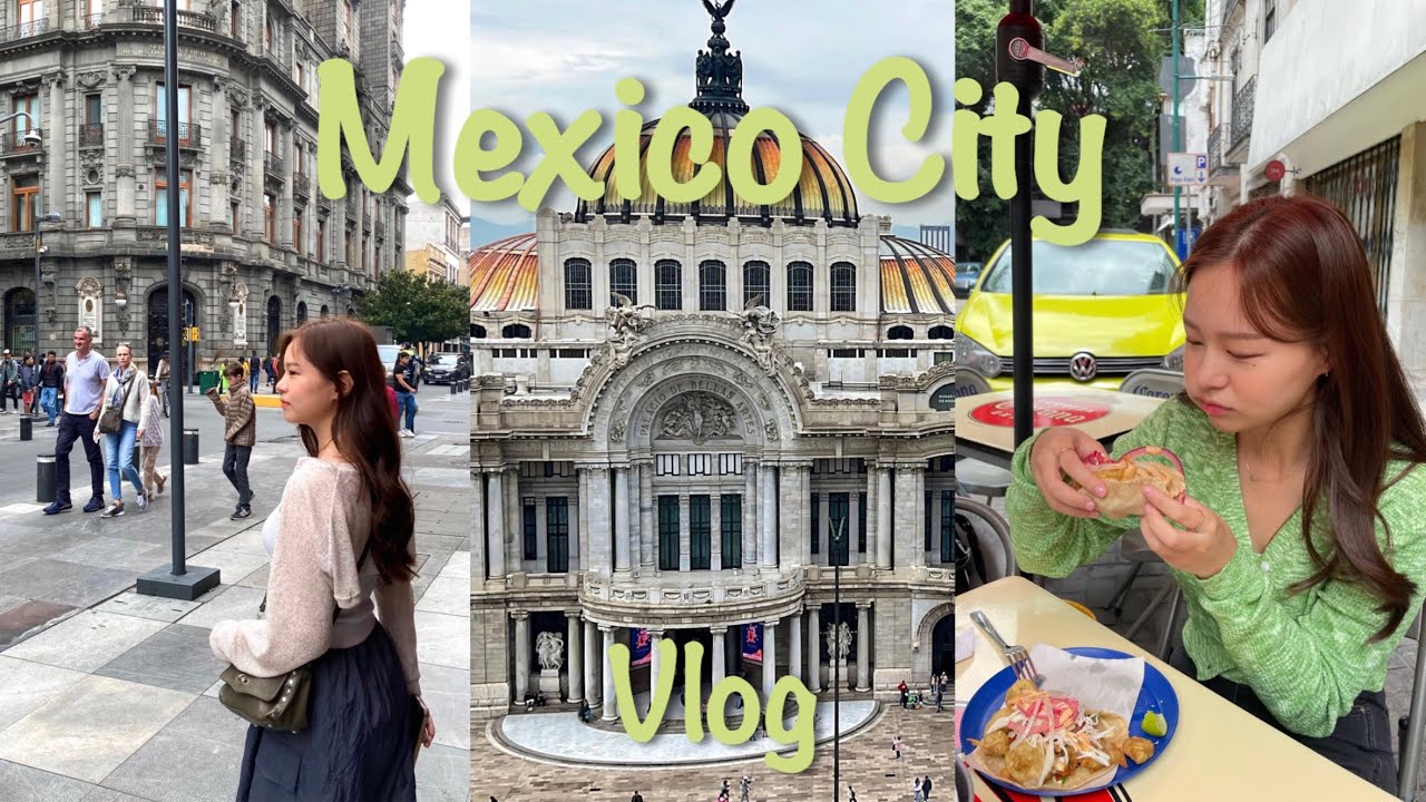 [VLOG] 🇲🇽 ep.1 교환 가기 전 멕시코시티 여행 | 멕시티는 타코 맛집이다 🌮😋 | 드디어 한국 탈출!!