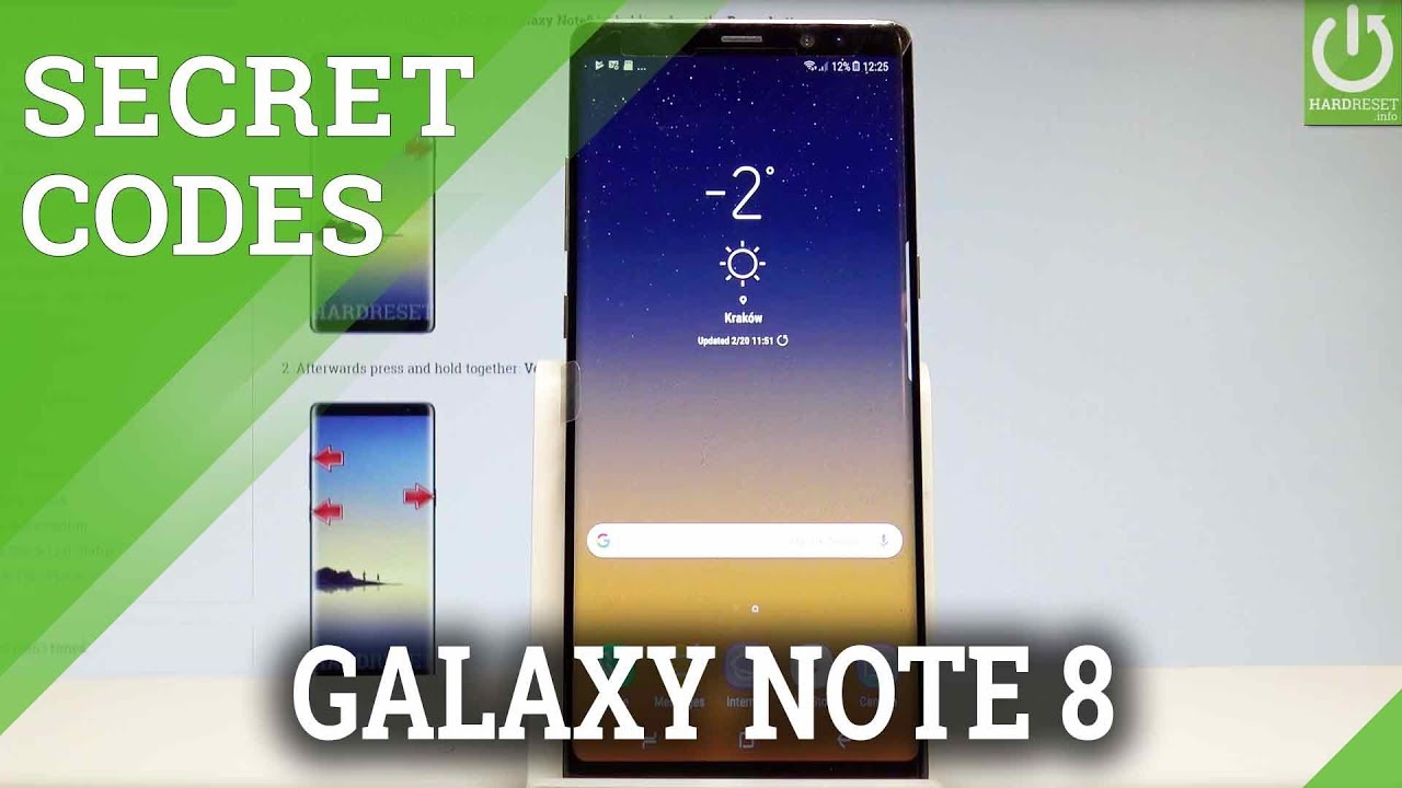 Секретные коды в SAMSUNG Galaxy Note8 - Скрытый режим / Хитрости