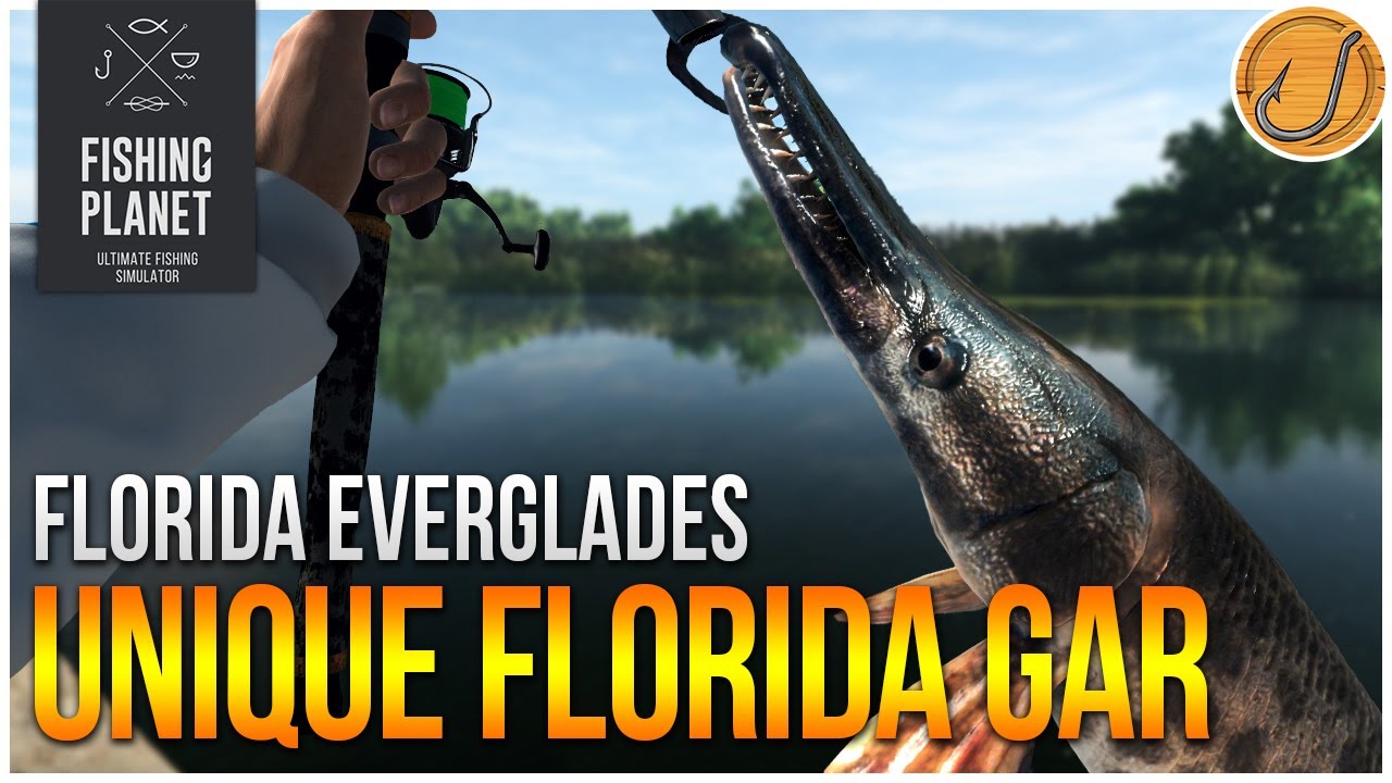 Unique Florida Gar of the Everglades! | (Fishing Planet: Test Your Spot Series!)