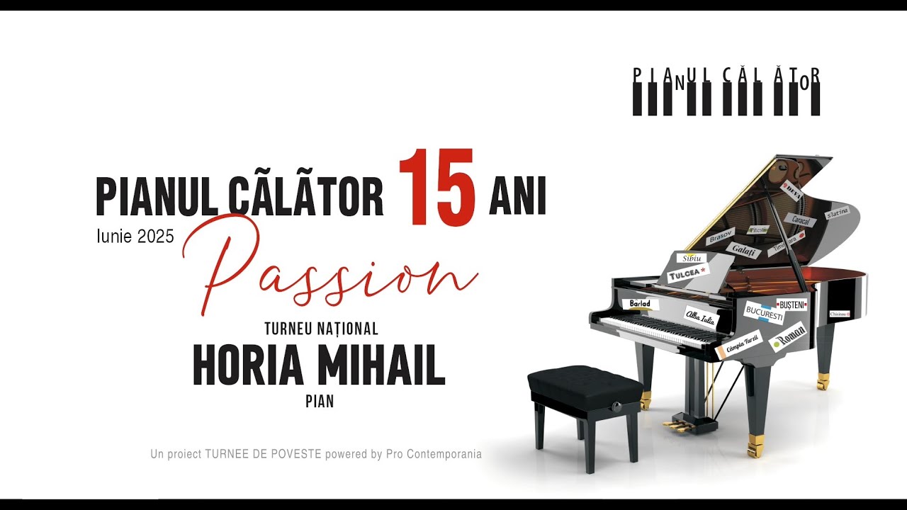 Turneul Național „Pianul Călător” 15 – „Passion” – la final
