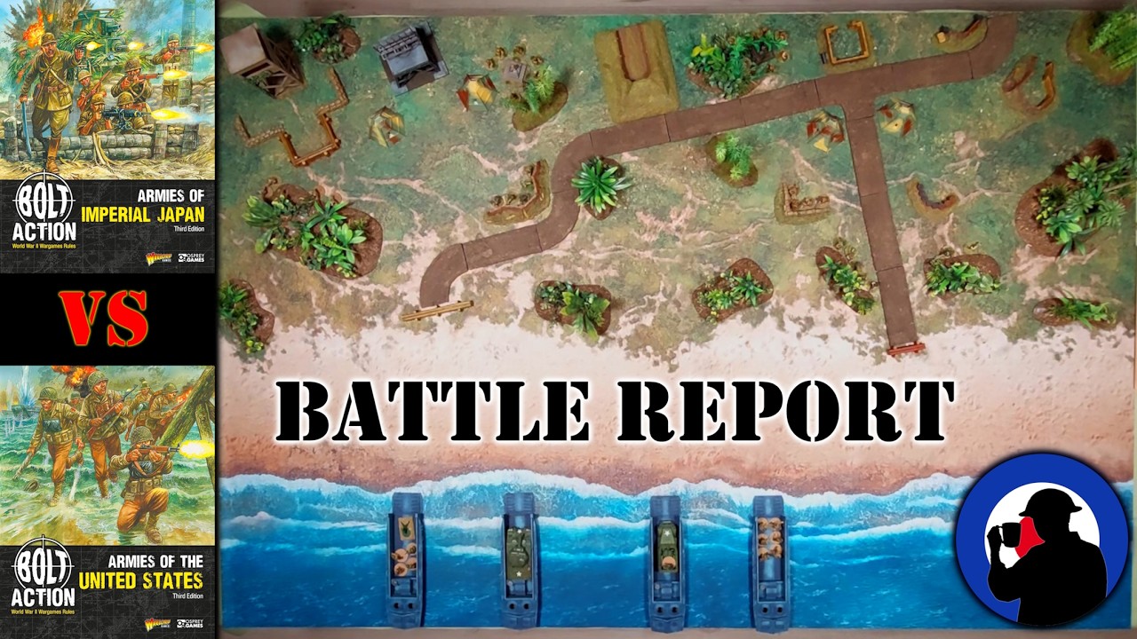 USA vs NEW Japan | Bolt Action Battle Report