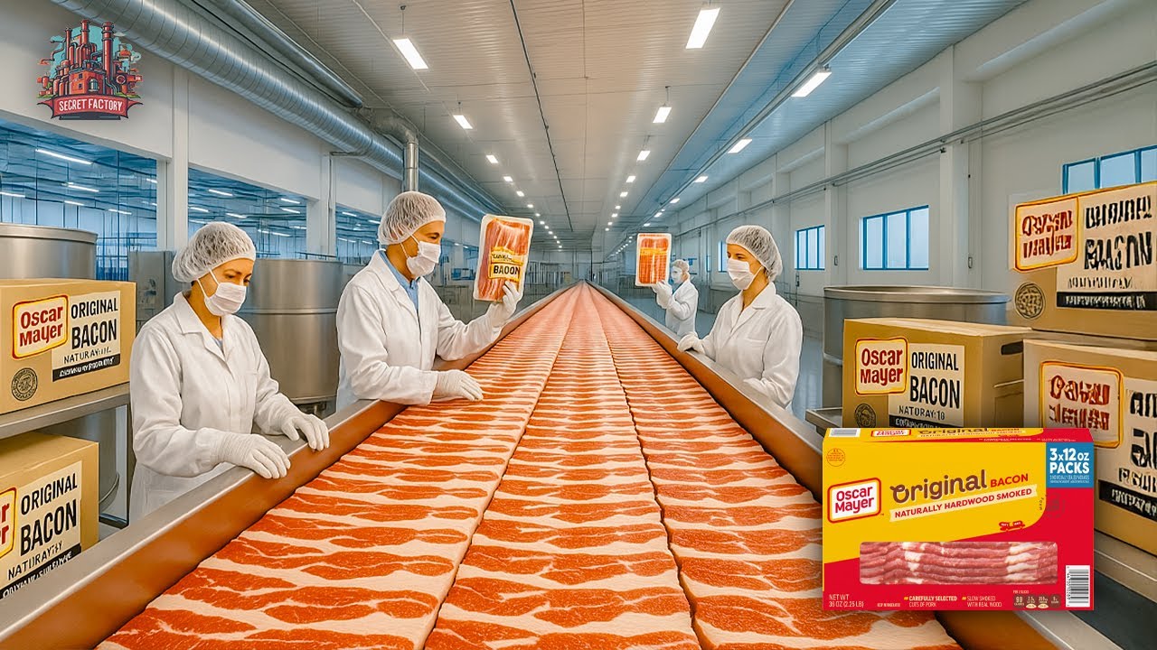 How Oscar Mayer Produces Over 350 MILLION Packs of Bacon EACH YEAR