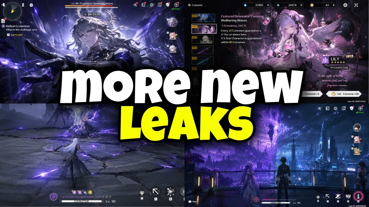 JUST IN! 3 MASSIVE NEW LEAKS &mdash; 3.8 LILY, CALCHARO SP & VERSION 4 FEATURES! [Wuthering Waves]