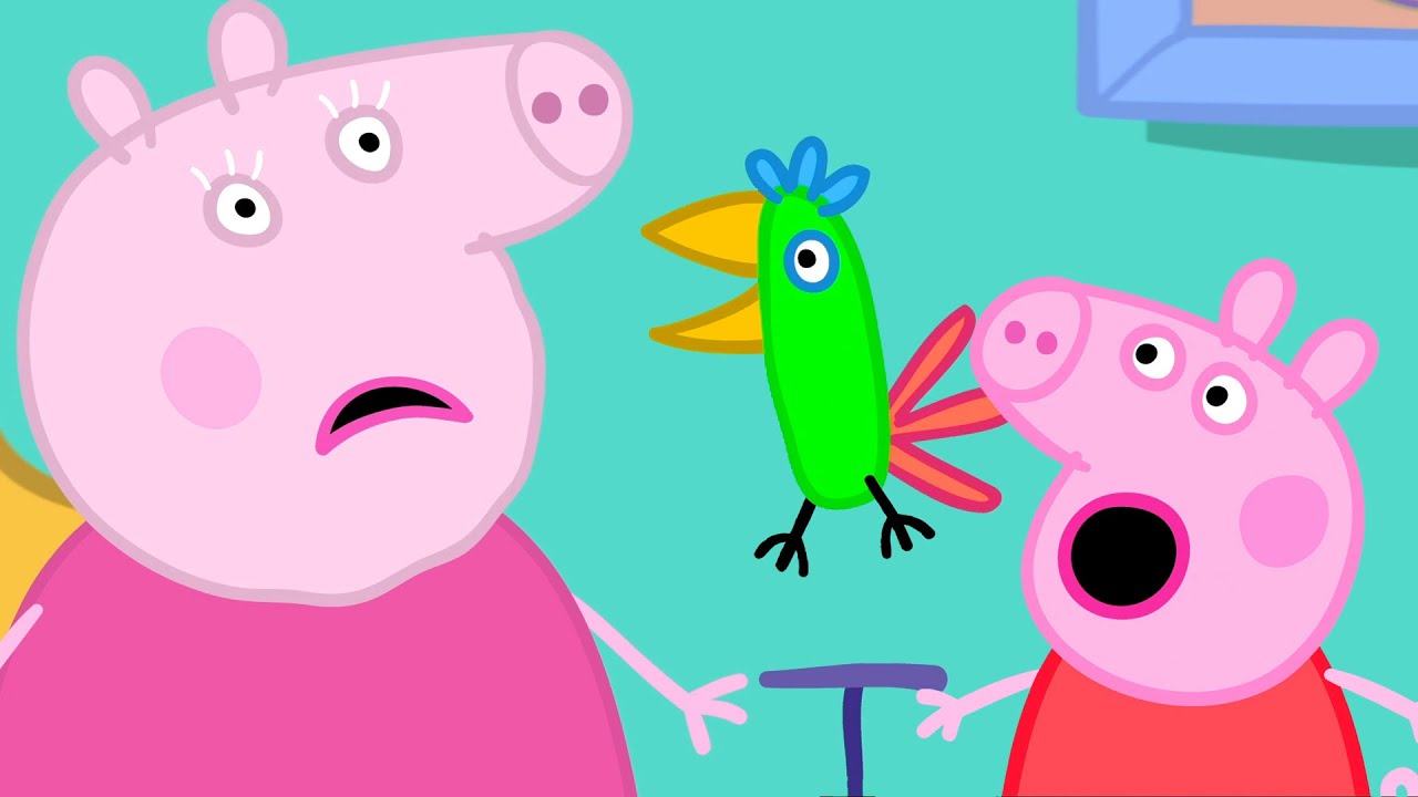 Polly, papagaio 🦜 Peppa Pig em Português Brasil 🐽 Episódio Triplo! 🐽 T1 E4 - 6