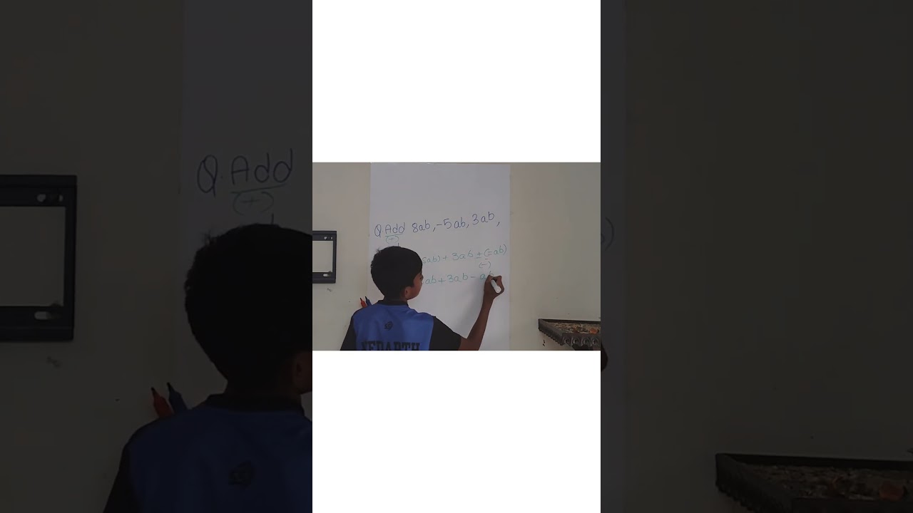 algebraic expressions like term addition practice set 1 qn 1