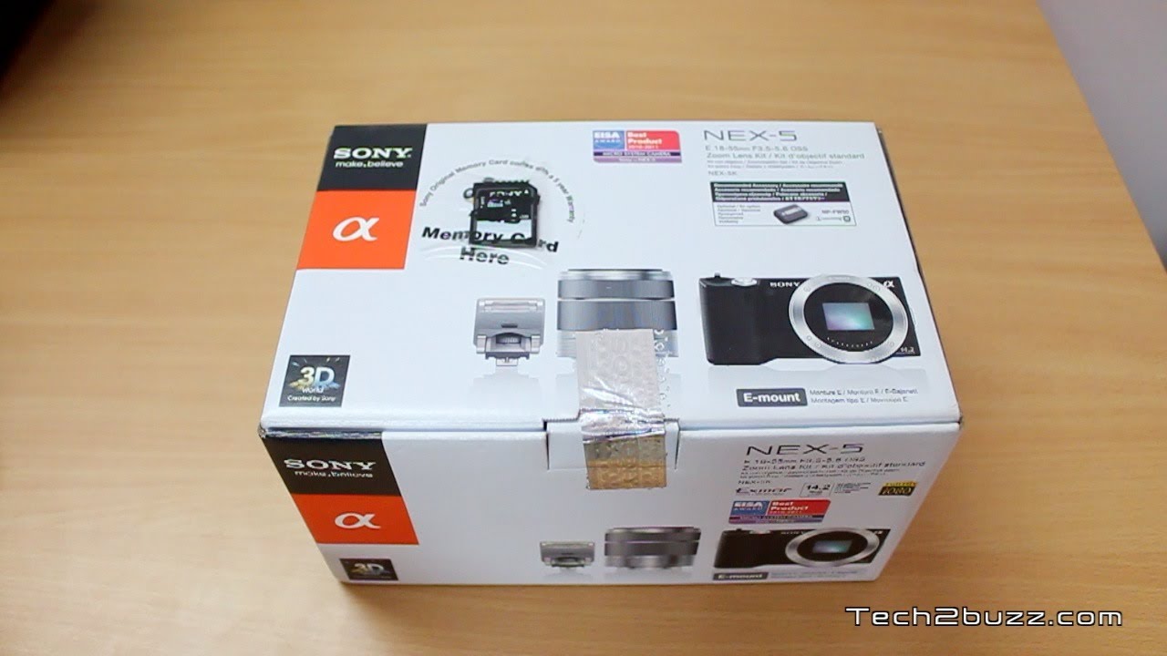 My New Camera Nex 5 Unboxing & Overview