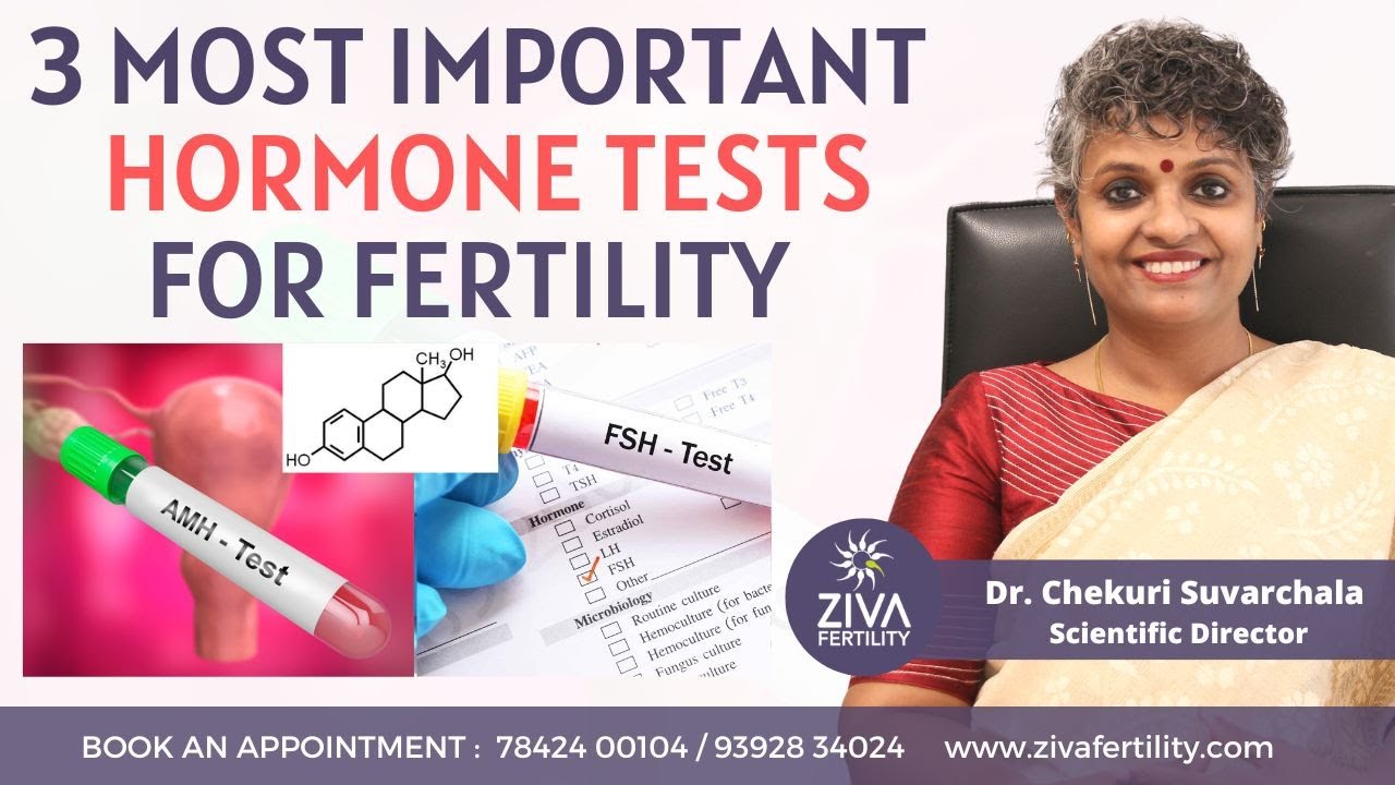Important Hormone Tests For Fertility || Fertility Evaluation || Dr Chekuri Suvarchala
