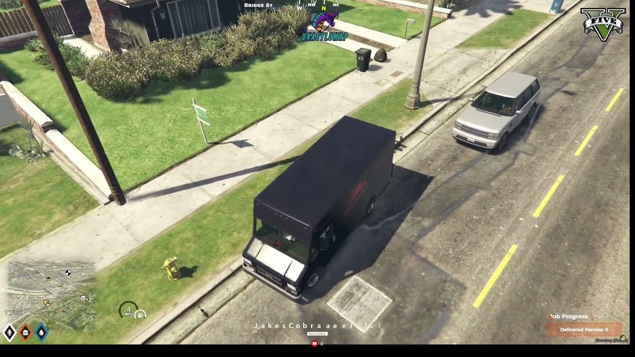 UKAsylumRP - Legal Jobs Showcase - #3 - Delivery Job - FiveM