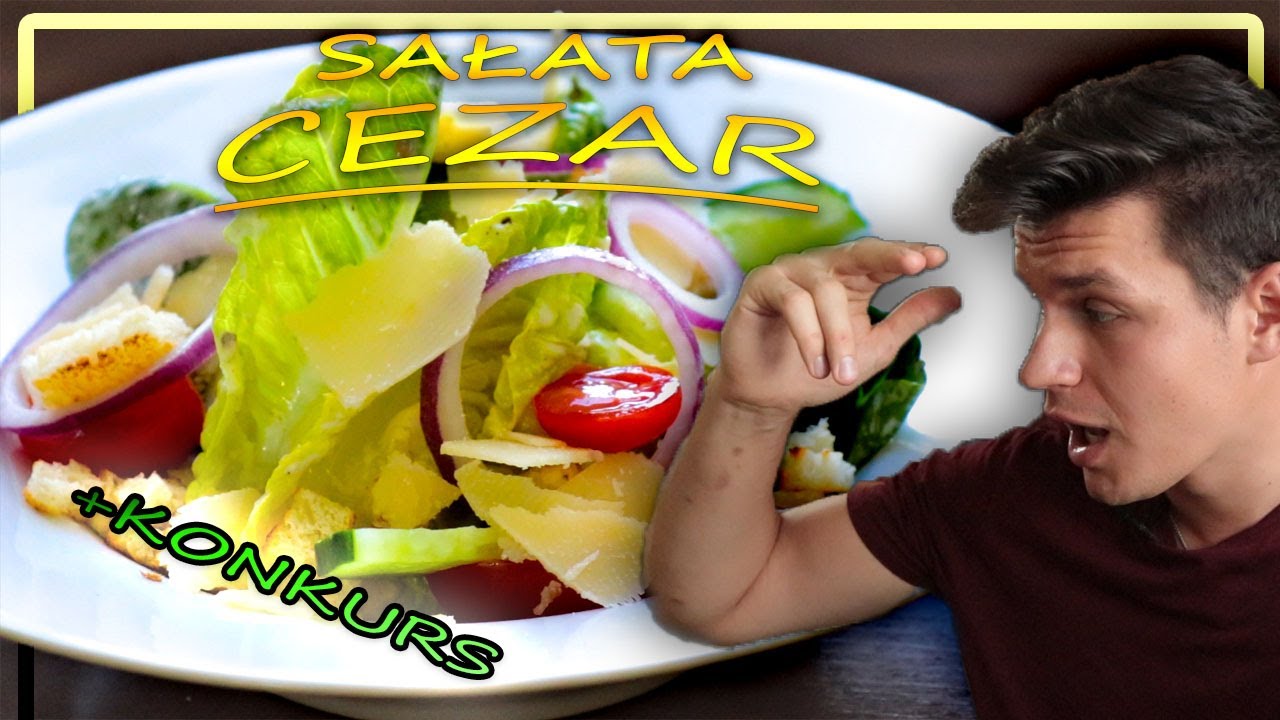 CEZAROWI KAPCIE SPADŁY JAK ZJADŁ TĘ SAŁATKĘ!  | SAŁATA CEZAR + KONKURS