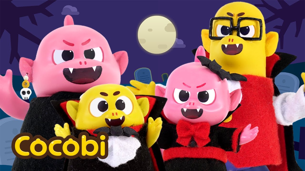 Keluarga Hantu Vampir🧛‍♀️🧛‍♂️ | Kompilasi Lagu Anak-anak | Kids Songs | Cocobi
