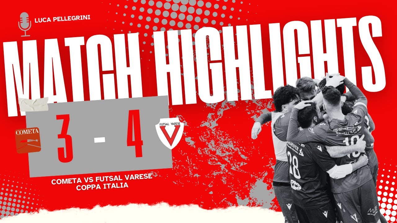 ⚽ Cometa - Futsal Varese 3-4 | Highlights Calcio a 5 | ⚪🔴