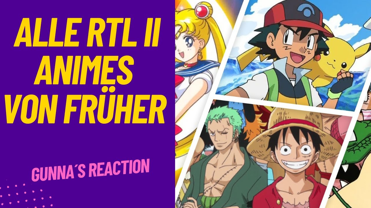 ALLE RTL2 Animes von FRÜHER (1993-2013) | Reaction |