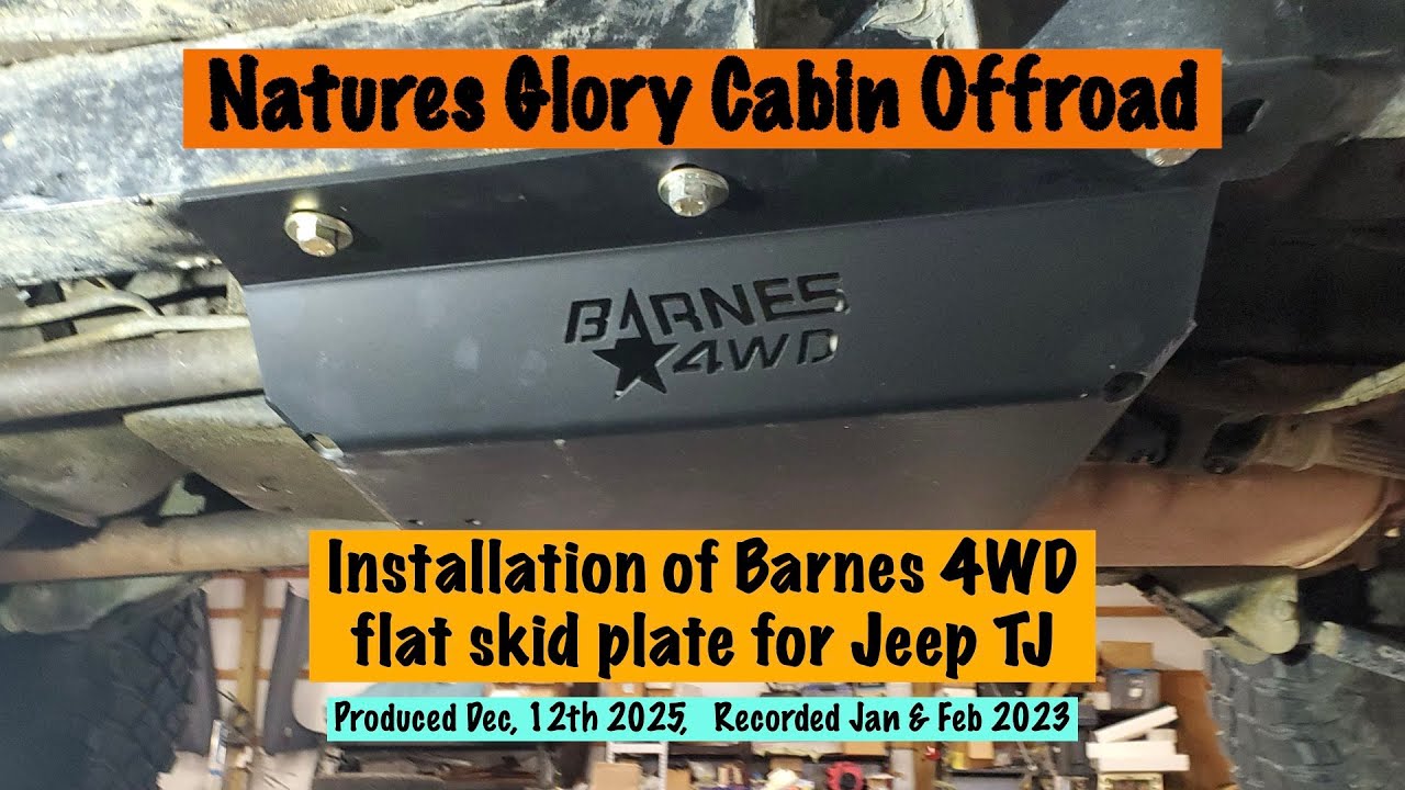 Установка защиты днища Barnes 4WD для TJ