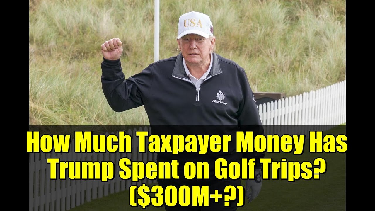 Сколько денег налогоплательщиков Трамп потратил на поездки для игры в гольф? (Более 300 миллионов...