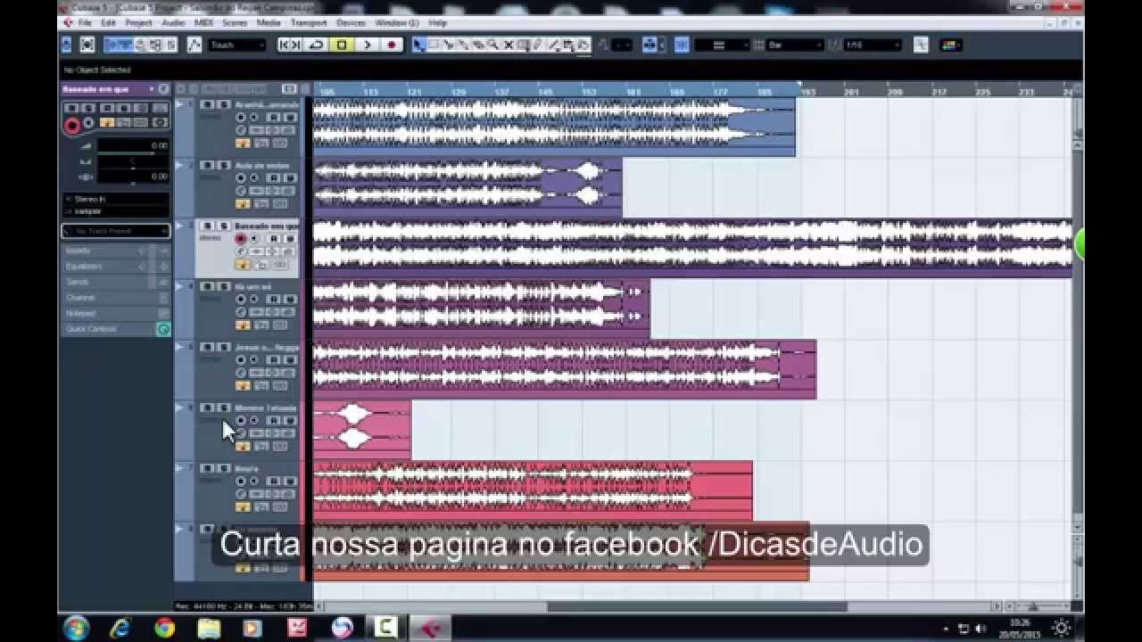 Configurar Inputs, Outputs, Patch e Buss no CUBASE 