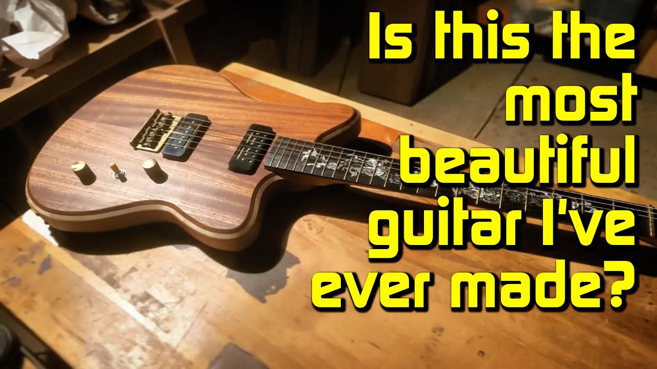 Is this the most beautiful guitar I've made? (Old Brass is finished)