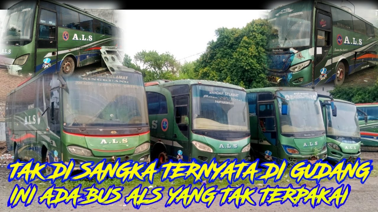 TAK DI SANGKA TERNYATA DI GUDANG INI ADA BUS ALS YANG TAK TERPAKAI❗