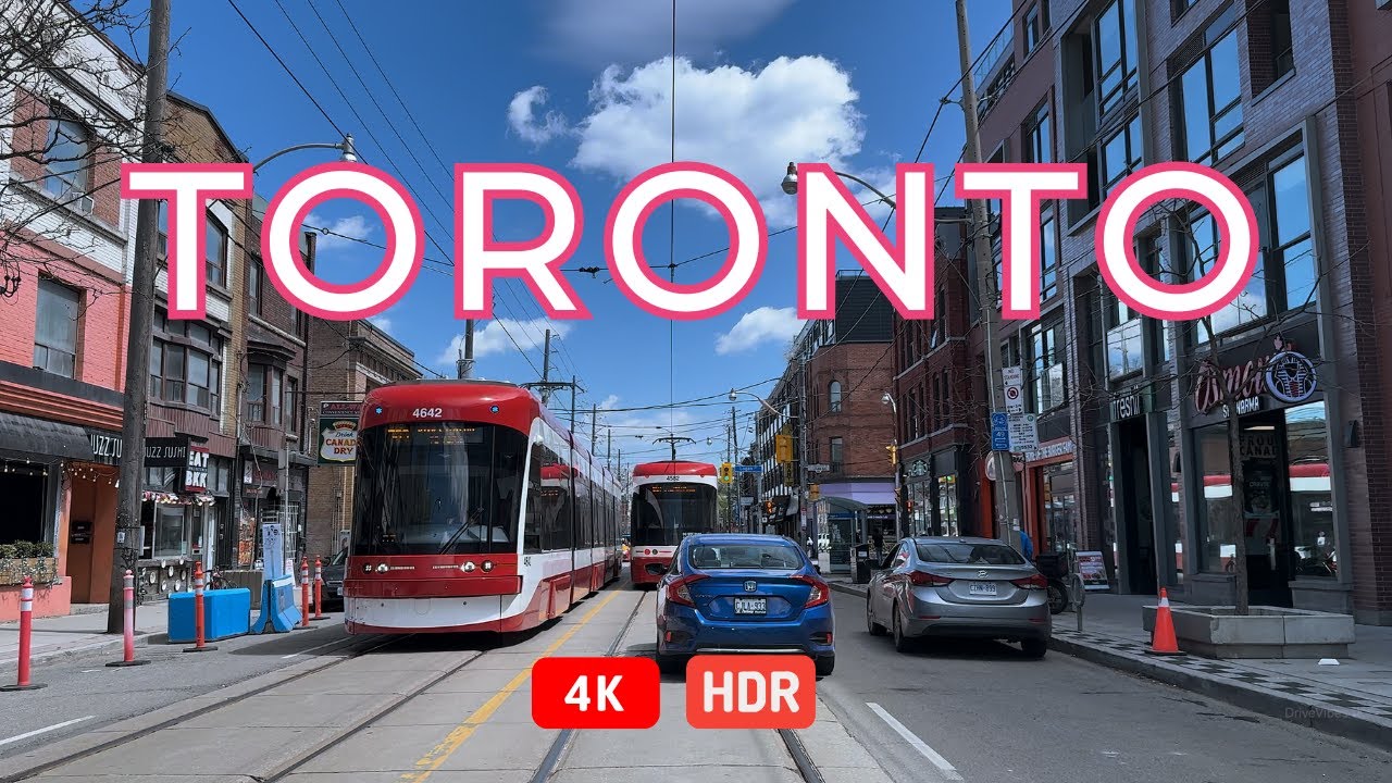 Queen Street to The Beaches via Downtown, Spadina, Chinatown & Bay | Toronto 4K HDR POV Drive