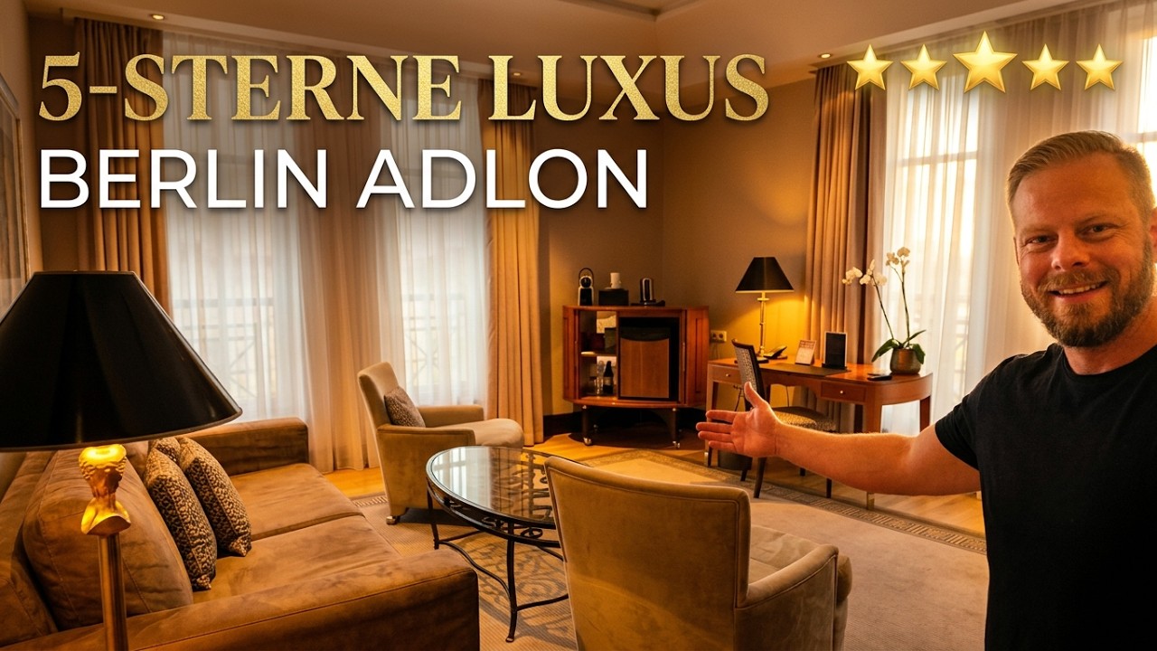 Adlon Berlin | 5 Sterne Kempinski Adlon Suite | Roomtour SPA Inroom Dining Frühstück | #hotel
