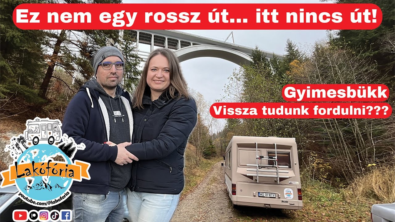 Úttalan utakon a lakóautóval