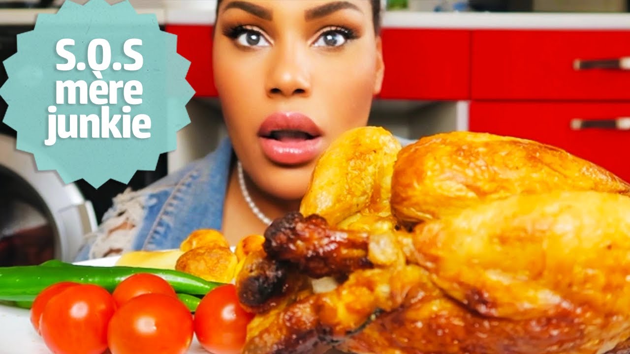 ROTISSERIE CHICKEN MUKBANG┃courrier du cœur #45
