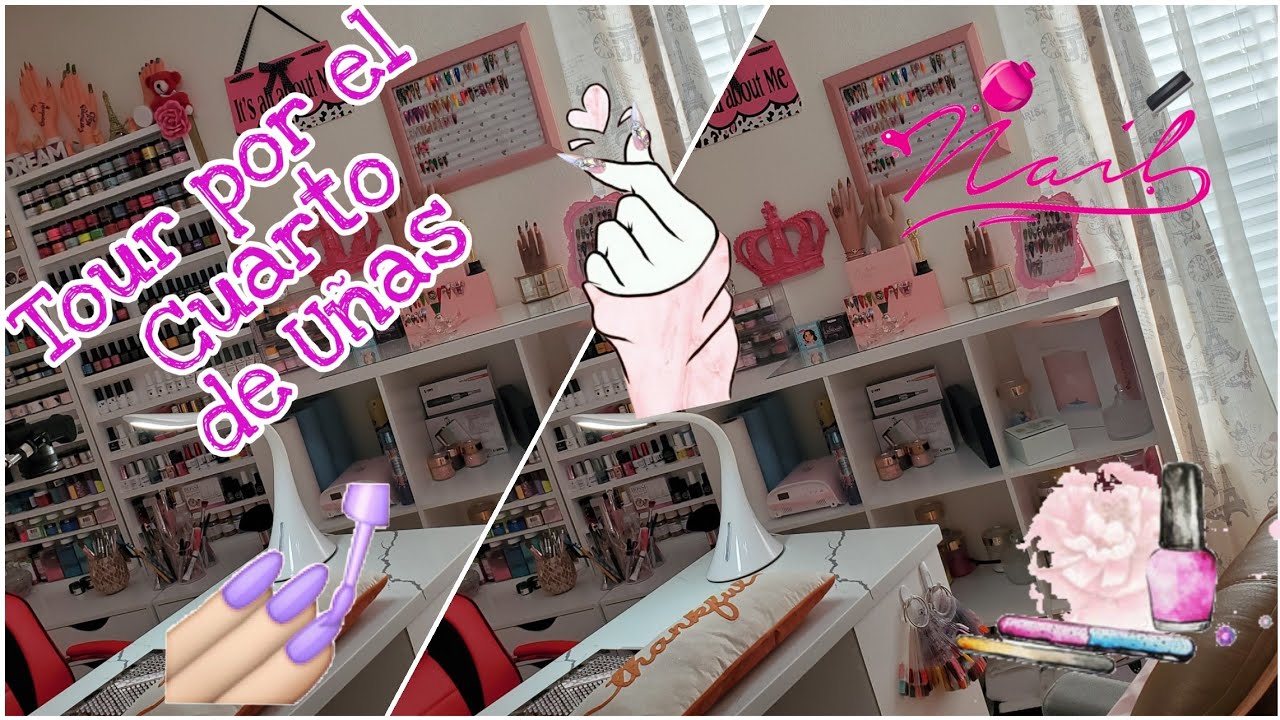 Room Nail Tour/Recorrido por Mi Cuartito de Uñas (Renovado)